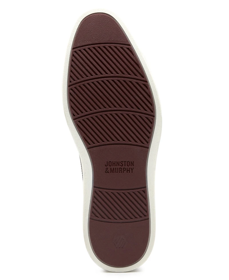 Johnston & Murphy Men's Brody Plain Toe Lace Up Dress Casual Sneakers