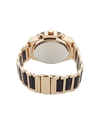 Ed Hardy Men's Brushed Gold-Tone Metal Bracelet Watch 52mm