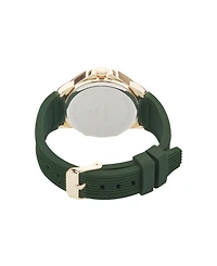 Ed Hardy Women's Quartz Matte Green Silicone Strap Watch 38mm