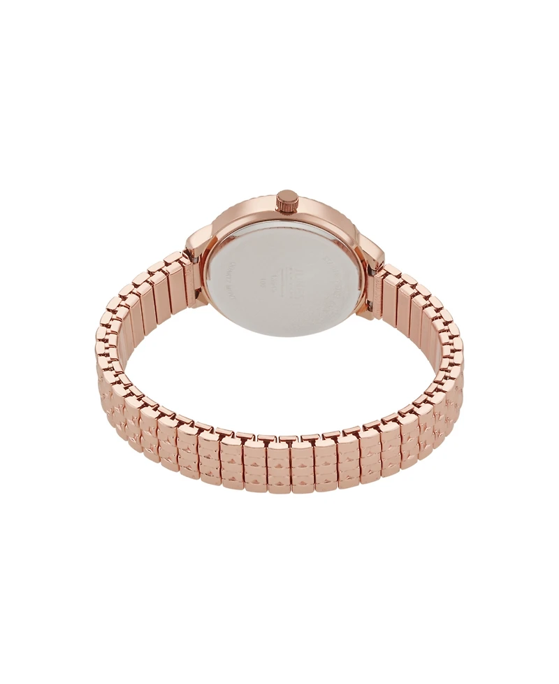 Jones New York Women's Shiny Rose Gold-Tone Metal Bracelet Watch 31mm