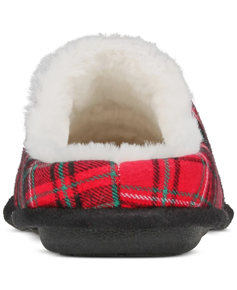 Club Room Men's Plaid Slippers, Created for Macy's