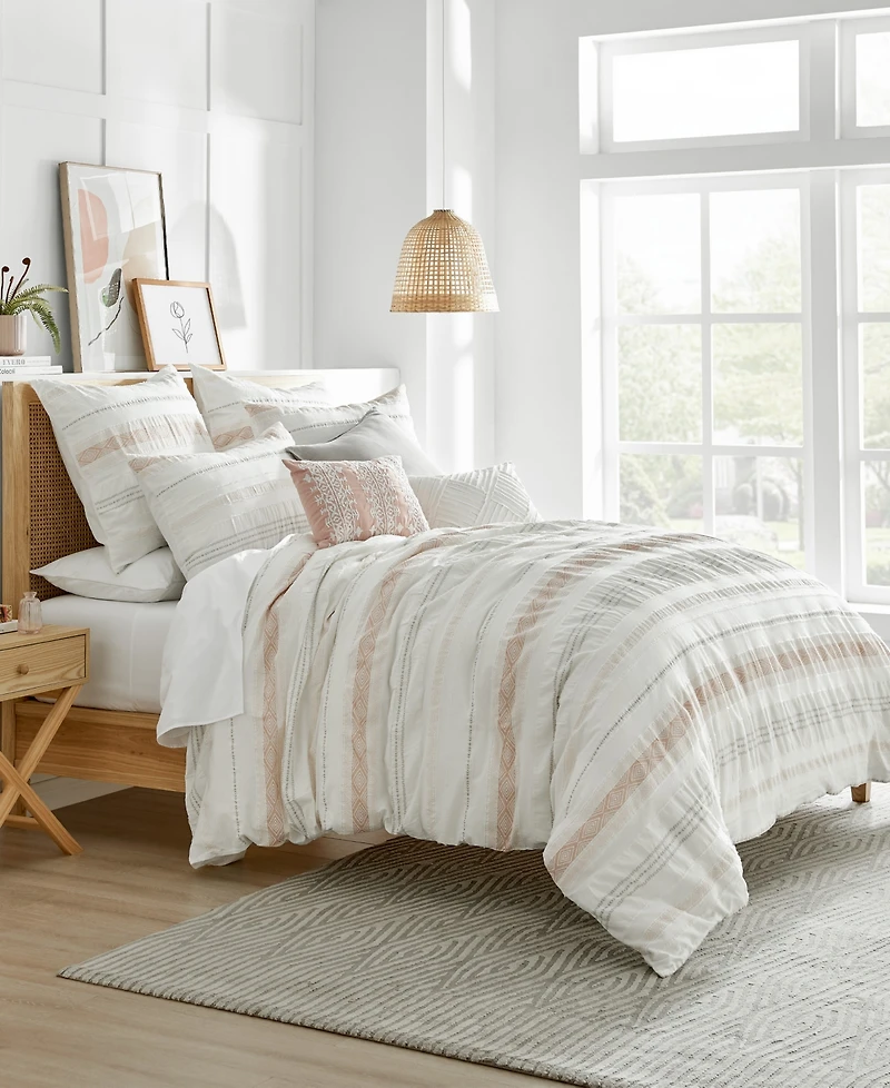 Levtex Pickford Tribal Stripe 3-Pc. Comforter Set, Full/Queen