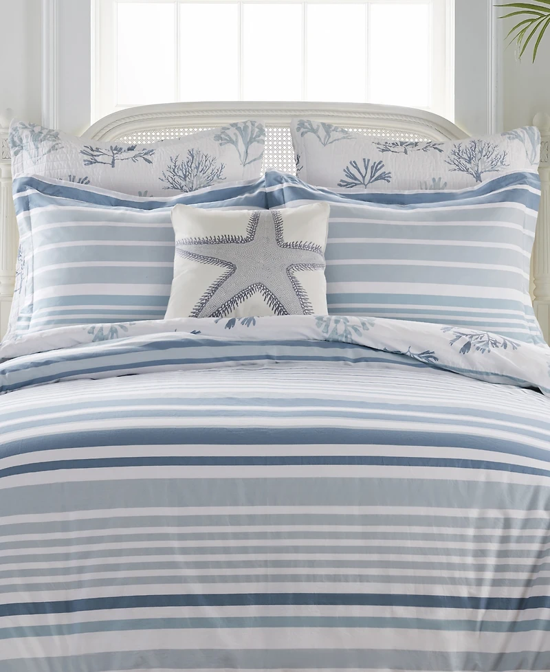 Levtex Truro Reversible 3-Pc. Comforter Set, Full/Queen