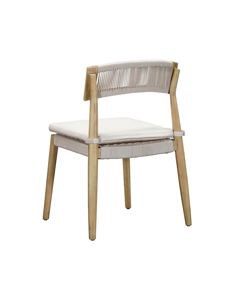 Tov Furniture 2 Pcs Outdoor Dining Chair