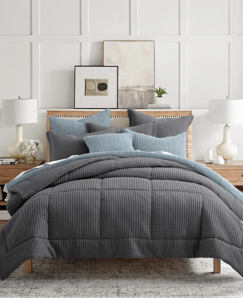 Levtex Mills Waffle Textured 2-Pc. Comforter Set, Twin/Twin Xl
