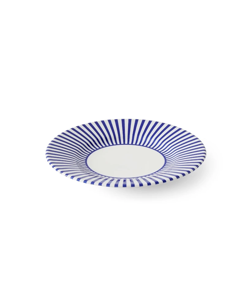 Spode Blue Italian Steccato Narrow Stripe Side Plates, Set of 4