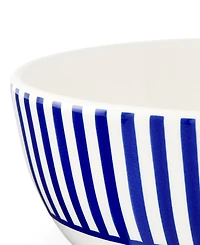 Spode Blue Italian Steccato Rice Bowls, Set of 4