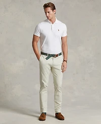 Men's Slim-Fit Soft Cotton Polo Shirt