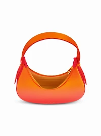 Ombre Leather Hobo Shoulder Bag