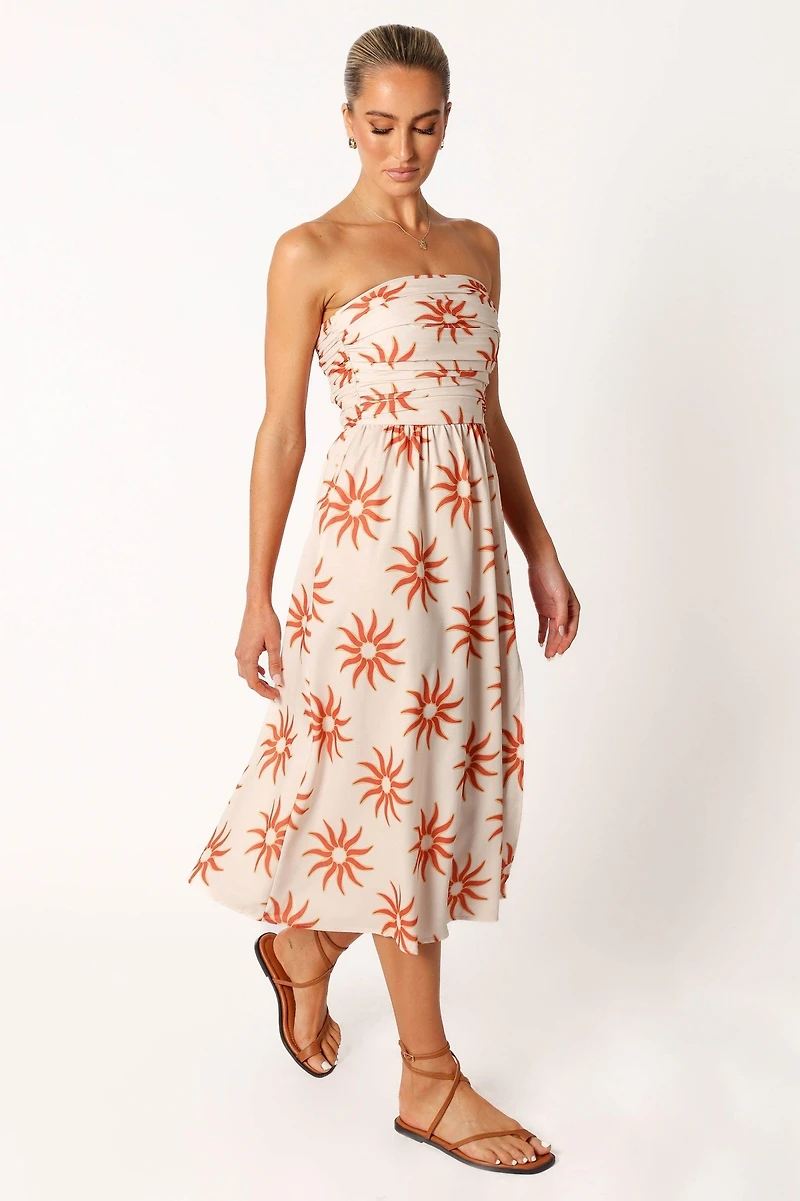 Ryder Strapless Midi Women's Dress