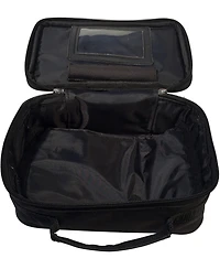 We Games Padded Chess Travel Bag for Clock or Pieces - Black, 9.5 inches