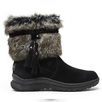 Minnetonka Women's Everett Faux Fur Trim Mid-Calf Boots