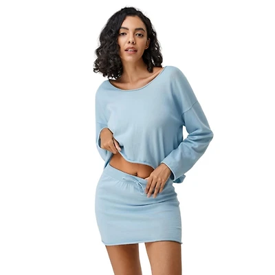 Bellemere Women s Cotton Mini Skirt
