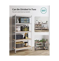 Slickblue 5-Tier Storage Shelves, Garage Storage, Boltless Assembly, Adjustable Shelving Unit