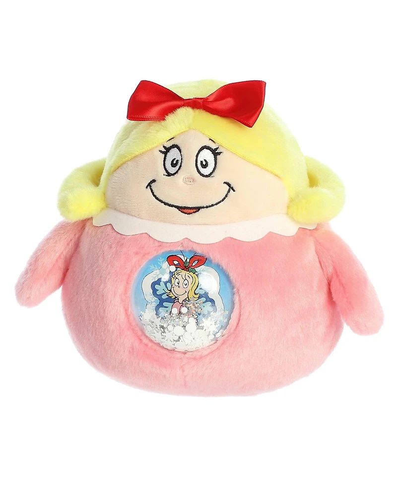 Aurora Small Shaker Cindy Lou Who Dr. Seuss Whimsical Plush Toy