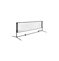 Slickblue Badminton Net Set, Portable Sports Set for Badminton, Tennis, Kids Volleyball, Pickleball, 16.5 Feet Long