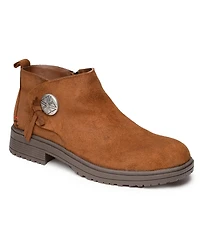 Minnetonka Women's Joyelle Button Accent Ankle Boots