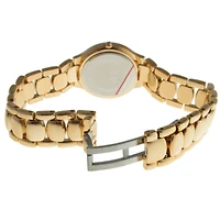 Swiss Edition Women's 23k Gold Plated Dress Bracelet Watch
