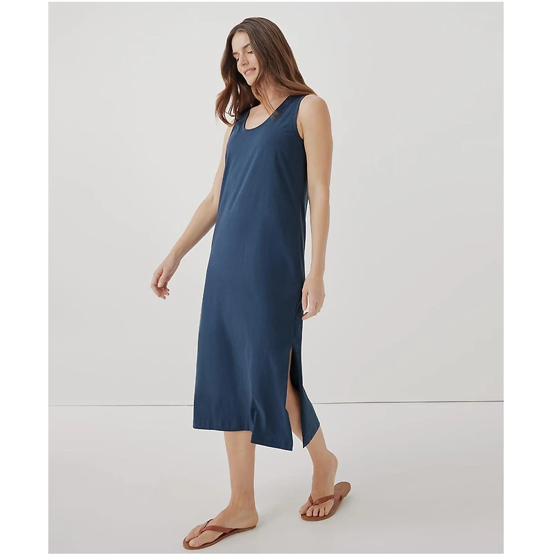 Pact Women's Organic Cotton Softspun Tank Midi Dress