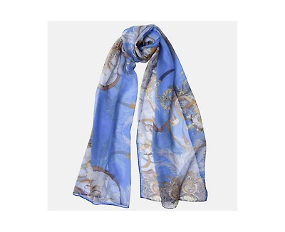 Alessandra - Long Sheer Silk Scarf for Women