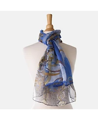 Alessandra - Long Sheer Silk Scarf for Women
