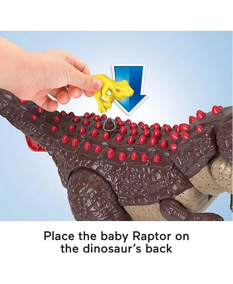 Fisher Price Imaginext Jurassic World Spike Strike Carnotaurus Figure Set