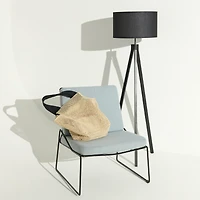 Brightech Eden 58" Led Traditional Tripod Floor Lamp with Fabric Drum Shade