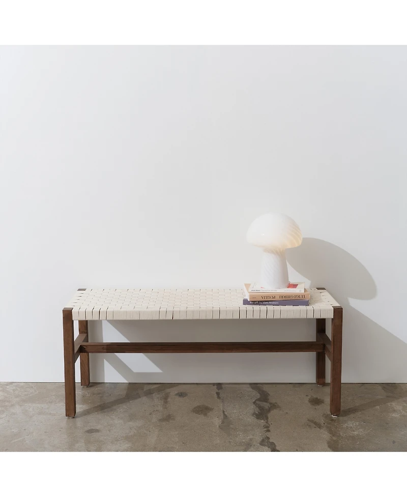 Mushroom Frosted Glass Led Table Lamp (13")