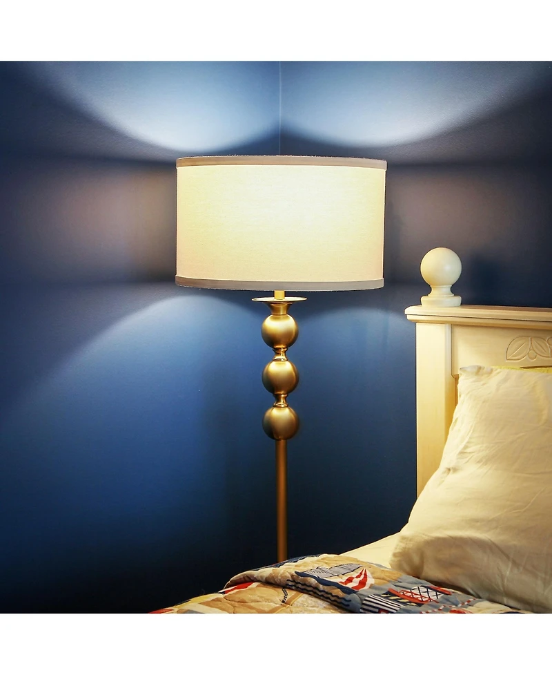 Riley 60" Led Floor Lamp with Drum Shade