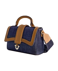 True Religion Mini Denim Satchel