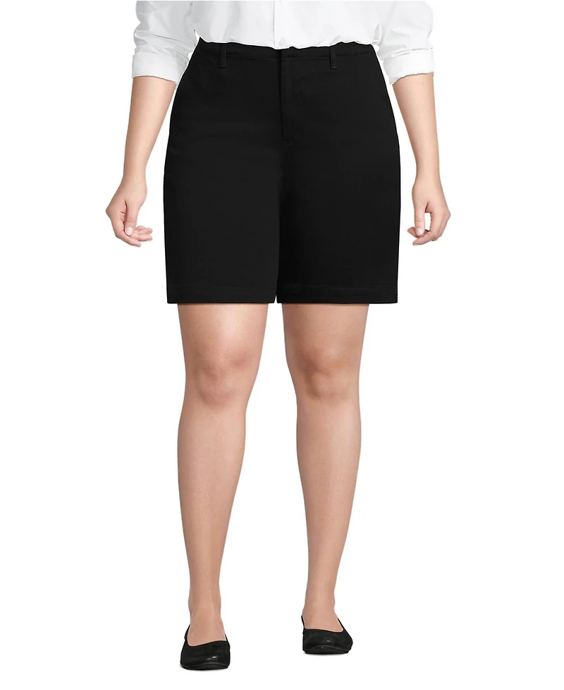 Lands' End Women's Classic 7" Chino Shorts