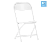 10 Pack Kids Plastic Folding Chair Daycare Home School Furniture