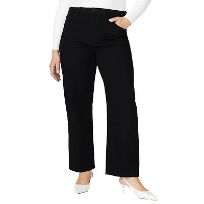 Eloquii Plus The Naomi Comfort Stretch Straight Leg Jean