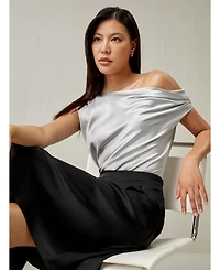 Lilysilk Women's Boat Neck Silk Top