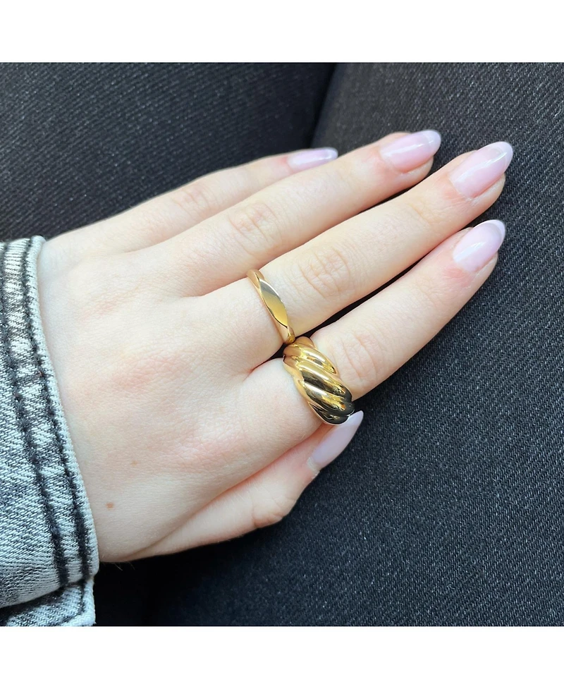 The Lovery Marquise Signet Ring 14K Gold
