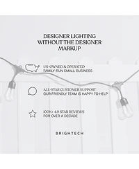 Ambience Pro 48ft Indoor/Outdoor Led String Lights with Spiral Buls
