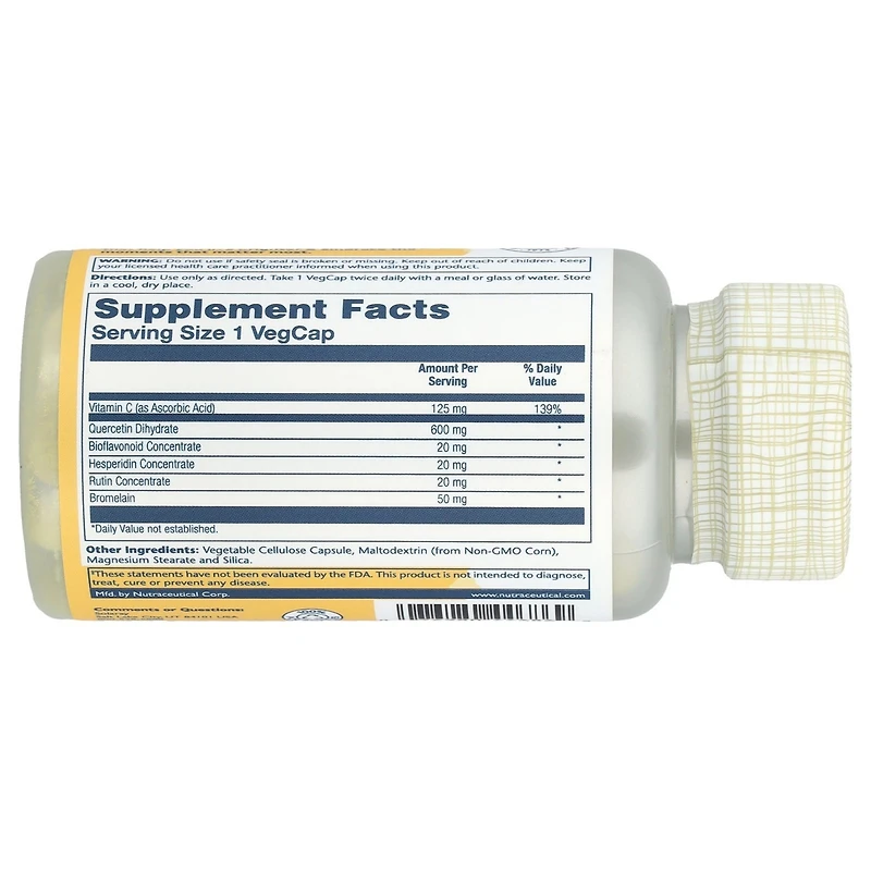 Solaray Mega Quercetin - 60 VegCaps