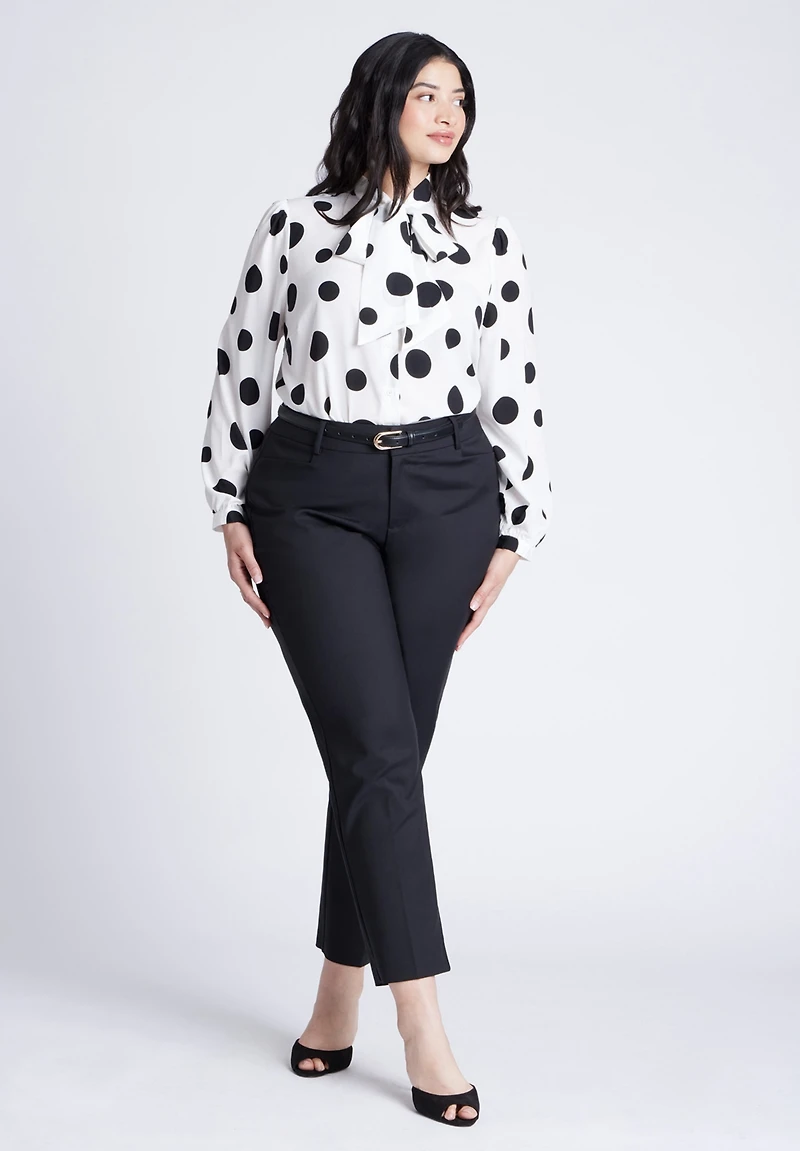 Eloquii Plus Kady Fit Double-Weave Pant