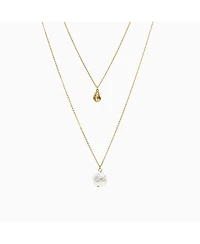 Shauna Cultured Pearl Pendant Layered Necklace