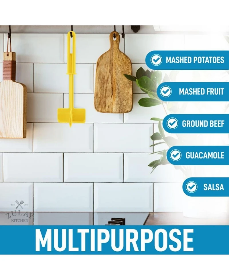 Ground Beef Chopper Tool Hamburger Smasher - Meat For