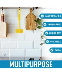 Ground Beef Chopper Tool Hamburger Smasher - Meat For