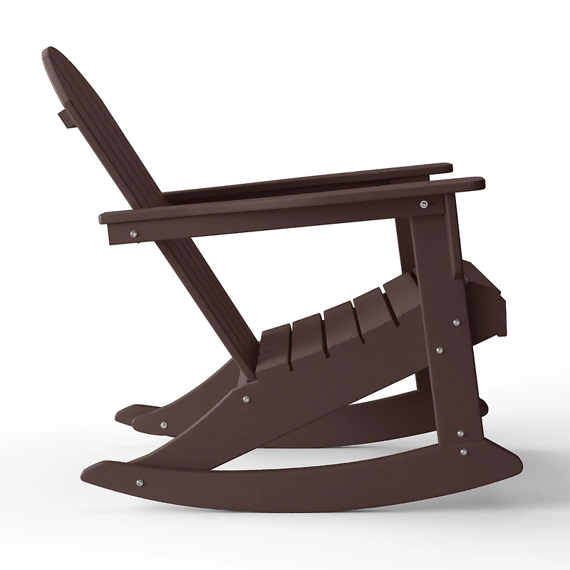 WestinTrends Outdoor Patio Porch Rocking Adirondack Chair (Set of 2)