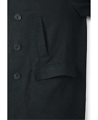 Liberty Blues by KingSize Men's Big & Tall Double-Breasted Wool Peacoat