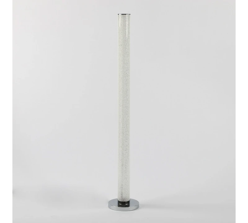 Streamdale 49" Led Illuminari White Crystal Sand Rocks Column Floor Lamp