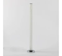 Streamdale 49" Led Illuminari White Crystal Sand Rocks Column Floor Lamp