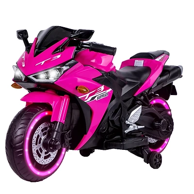 Streamdale 12V Kids Motorcycle Ride On Toy With Training Wheels