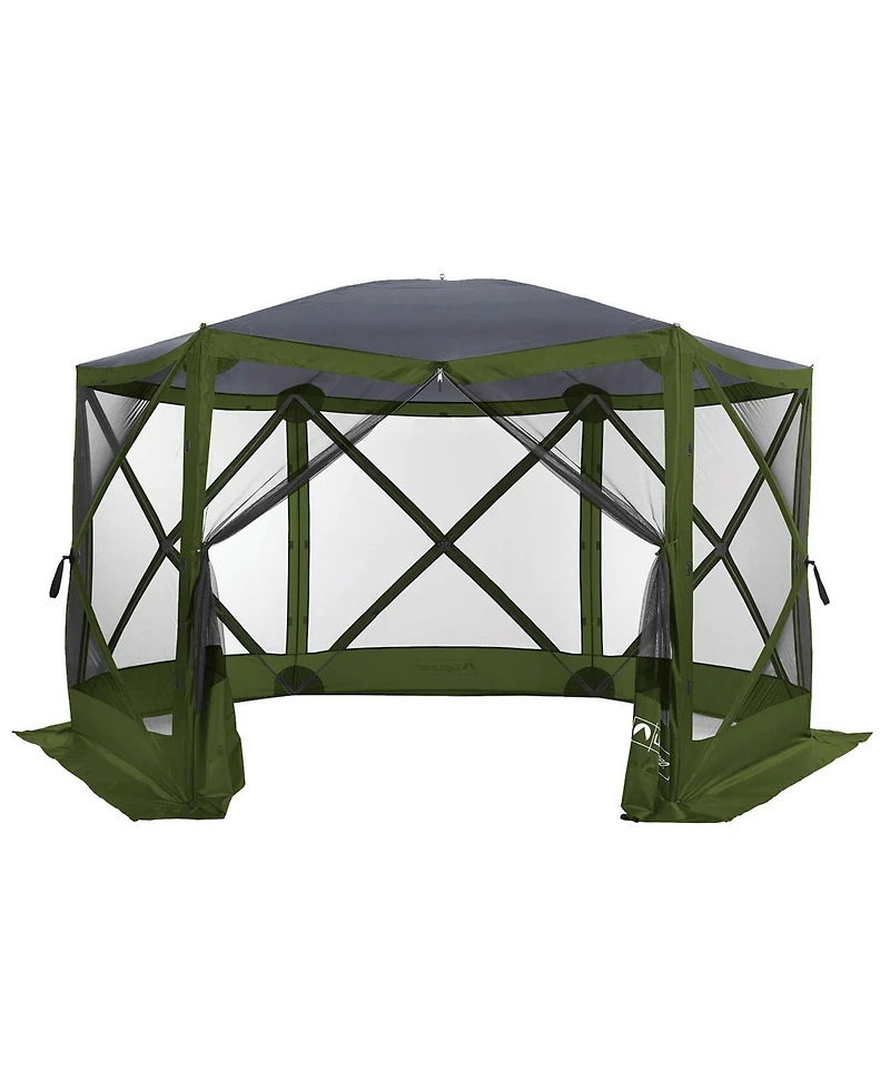 Lightspeed Outdoors Pop-Up 6-Sided Screen Shelter, Green, 1