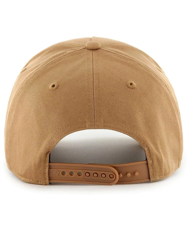 47 Brand Men's Khaki Chicago Cubs Ballpark Mvp A-Frame Adjustable Hat