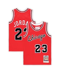 Mitchell & Ness Preschool Michael Jordan Red Chicago Bulls Hardwood Classics 1984/85 Authentic Swingman Jersey