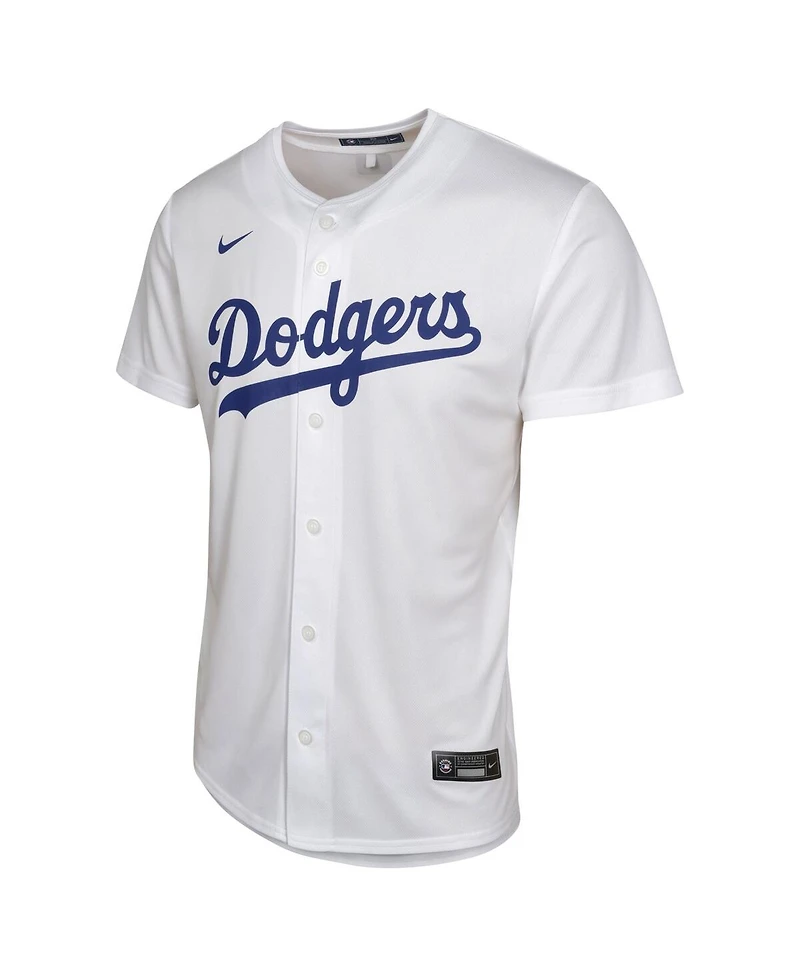 Nike Big Boys and Girls Clayton Kershaw White Los Angeles Dodgers Home Player Game Jersey
